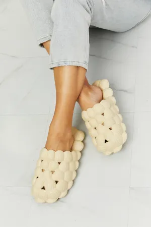 Laid Back Bubble Slides in Khaki – All-Day Comfort