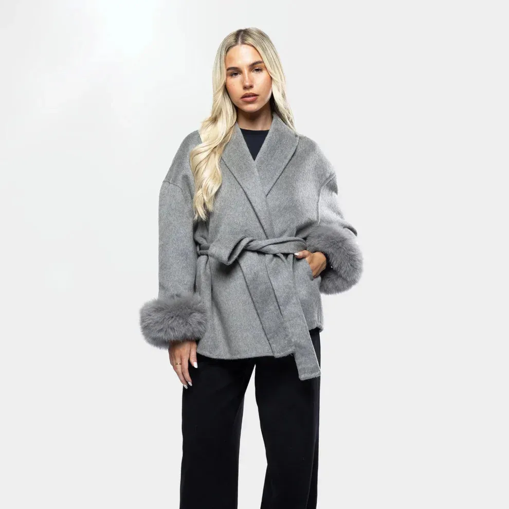 Lana Luxe Coat | Winter Elegance with Faux Fur