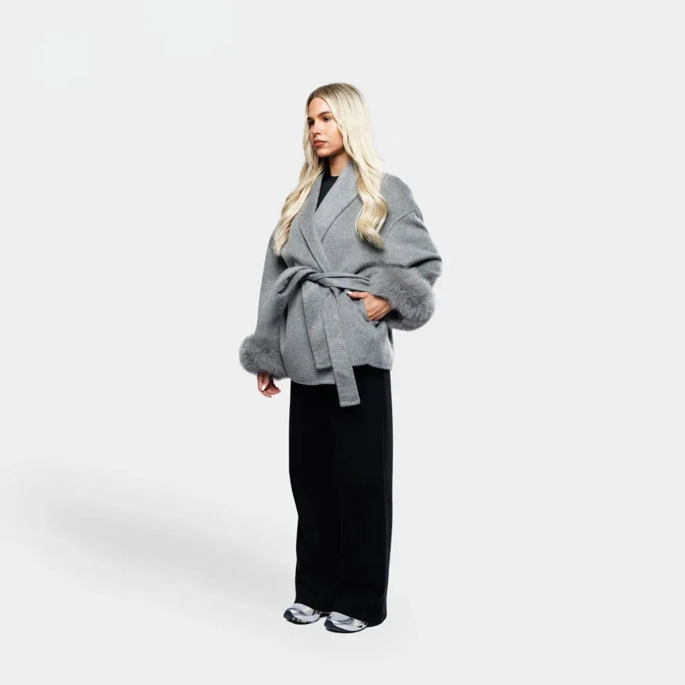 Lana Luxe Coat | Winter Elegance with Faux Fur