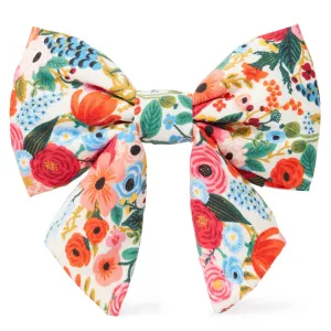 Large Rifle Paper Co. x TFD Lady Dog Bow - Garden Party