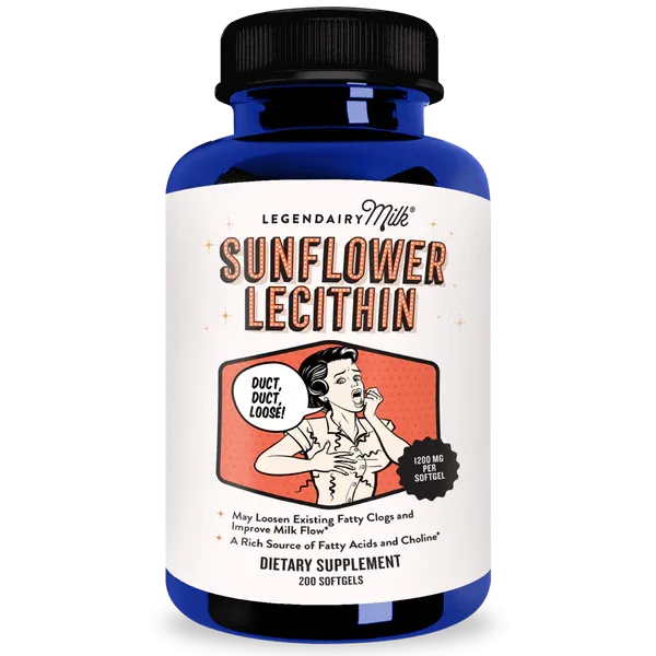 Legendairy Milk - Sunflower Lecithin, 1,200mg, 200 Softgels
