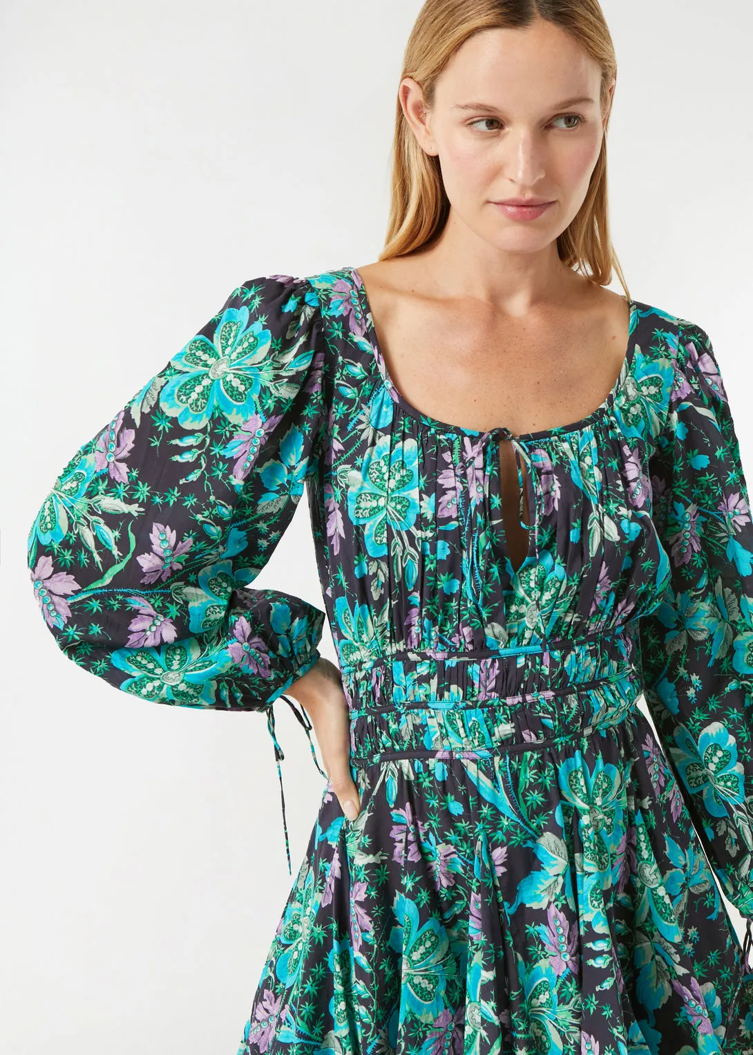 Leona Dress - Hibiscus