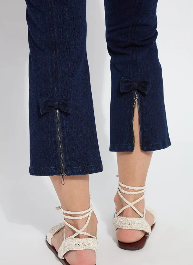 Lizzette Bow Detail Crop Flare