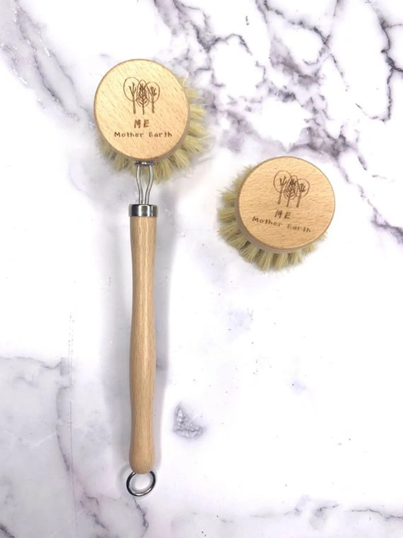 Long Handle Sisal Kitchen Brush- Refill Head Only