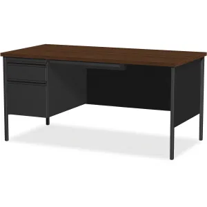 Lorell Fortress Series Left-Pedestal Desk