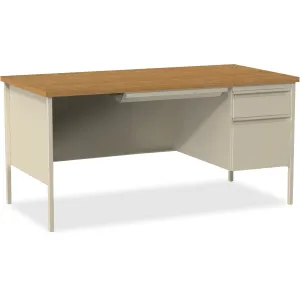 Lorell Fortress Series Right-Pedestal Desk