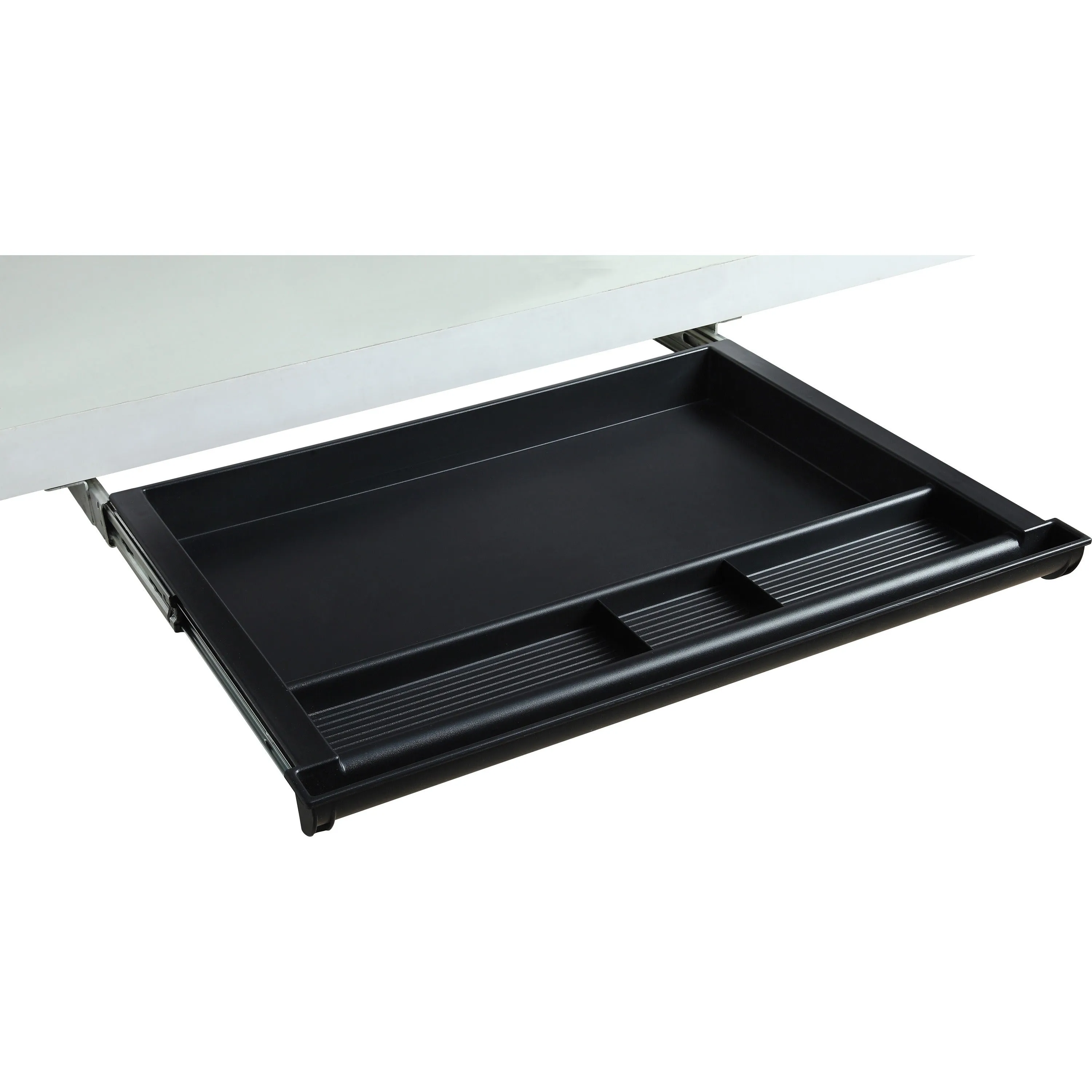 Lorell Laminate Desk 4-compartment Drawer