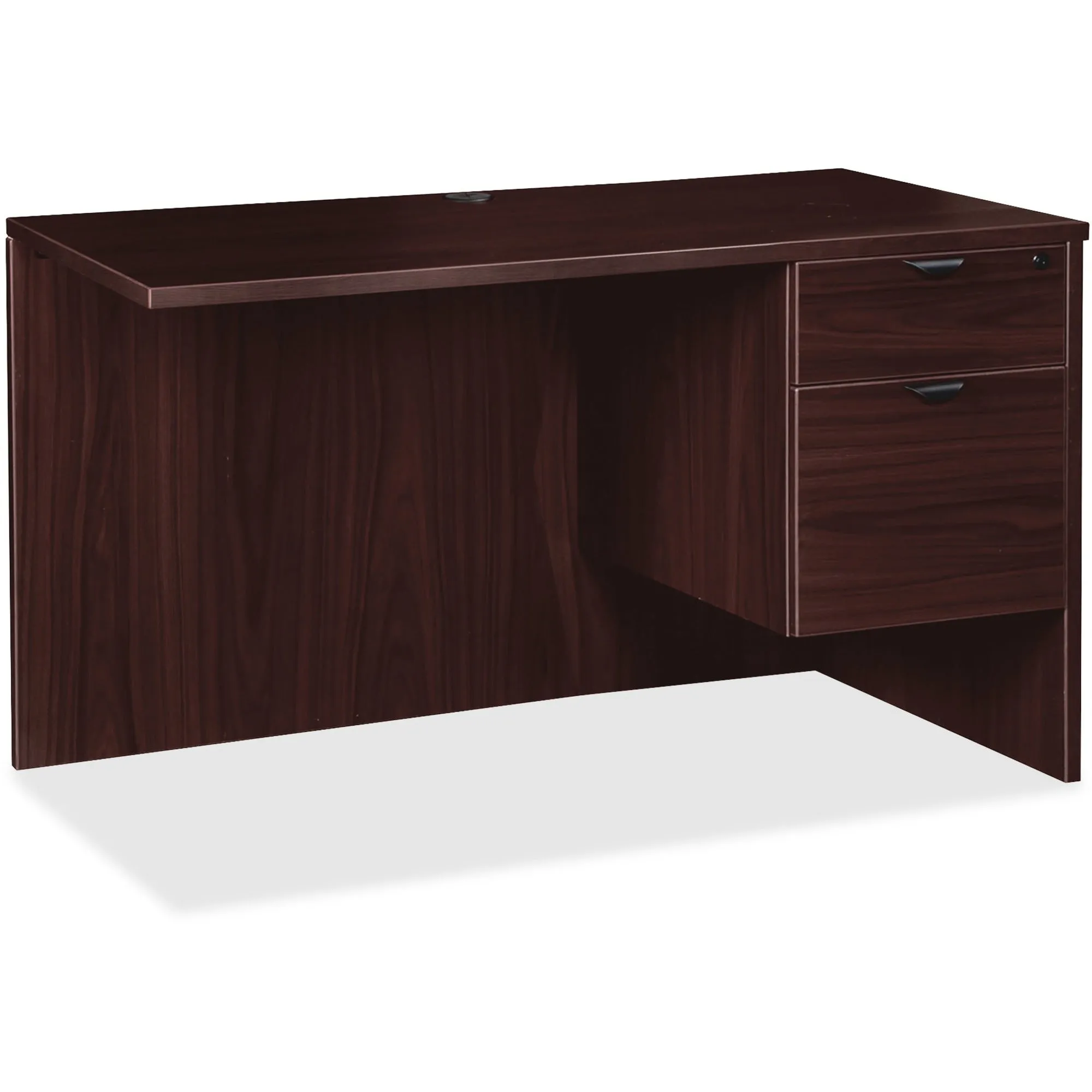 Lorell Prominence 2.0 Espresso Laminate Box/File Right Return - 2-Drawer