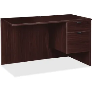 Lorell Prominence 2.0 Espresso Laminate Box/File Right Return - 2-Drawer