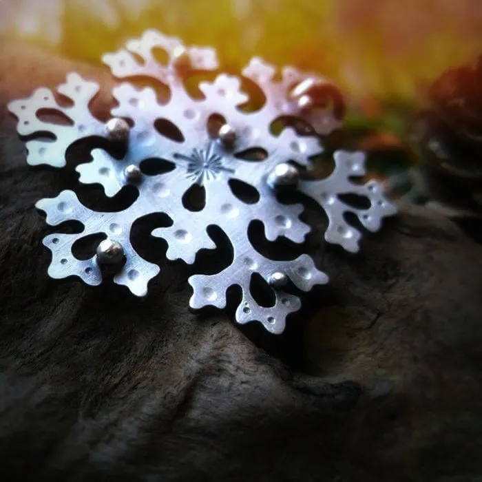 MADE TO ORDER - Dancing Snowflake Necklace
