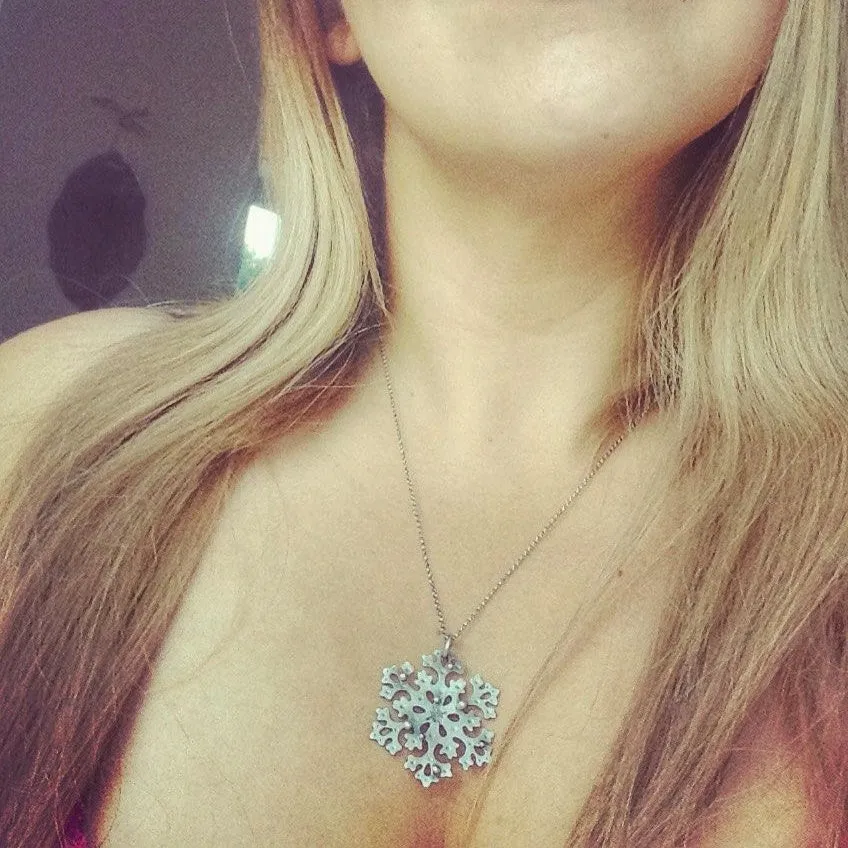 MADE TO ORDER - Dancing Snowflake Necklace