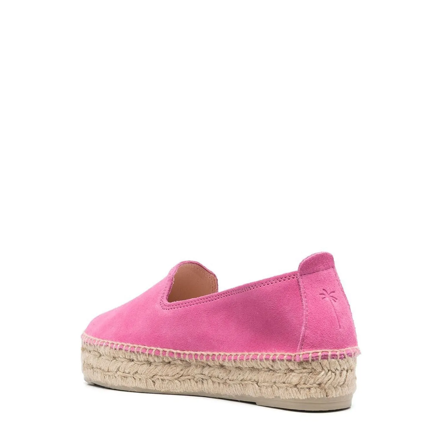 MANEBI SUEDE DOUBLE SOLE PINK ESPADRILLES