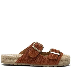 MANEBI YUCATAN RAFFIA SANDALS