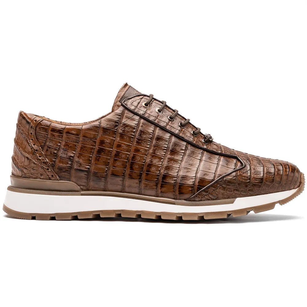 Marco Di Milano Alonzo Bay Apache All Over Caiman Crocodile Sneakers