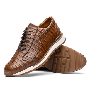 Marco Di Milano Alonzo Bay Apache All Over Caiman Crocodile Sneakers