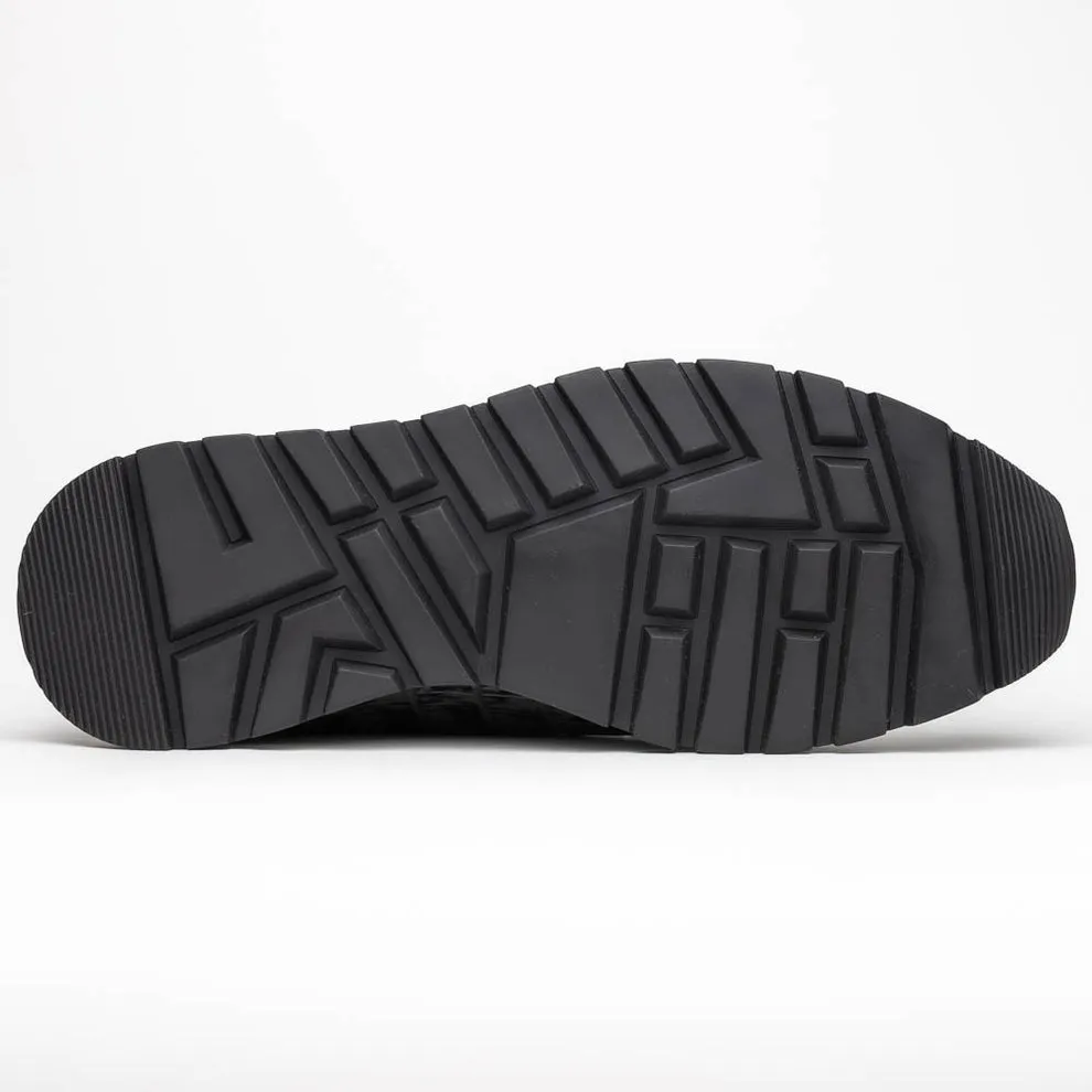 Marco Di Milano Portici Grey/Black Caiman Crocodile & Lizard Sneakers