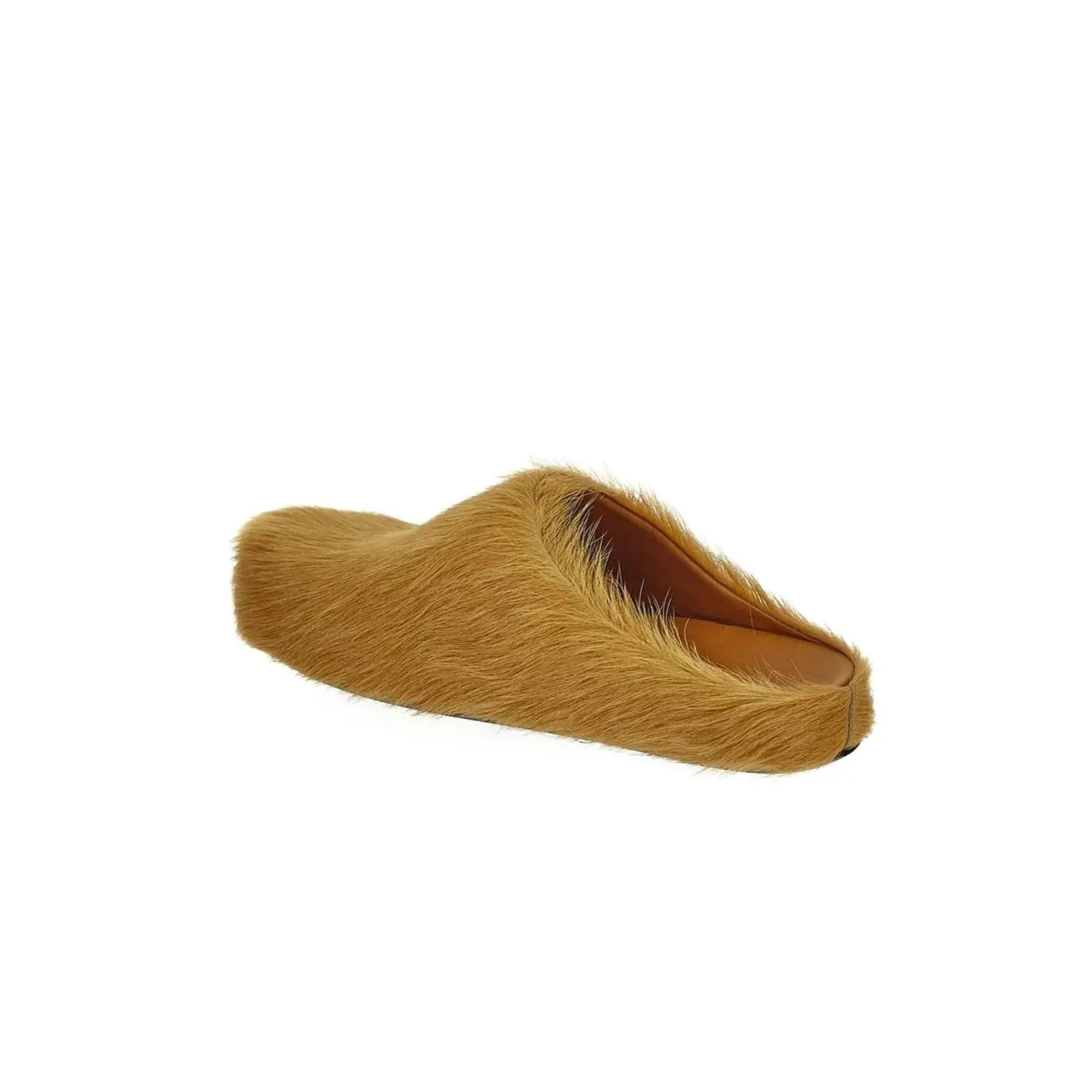 Marni Womens Long Hair Fussbett Sabot Mule