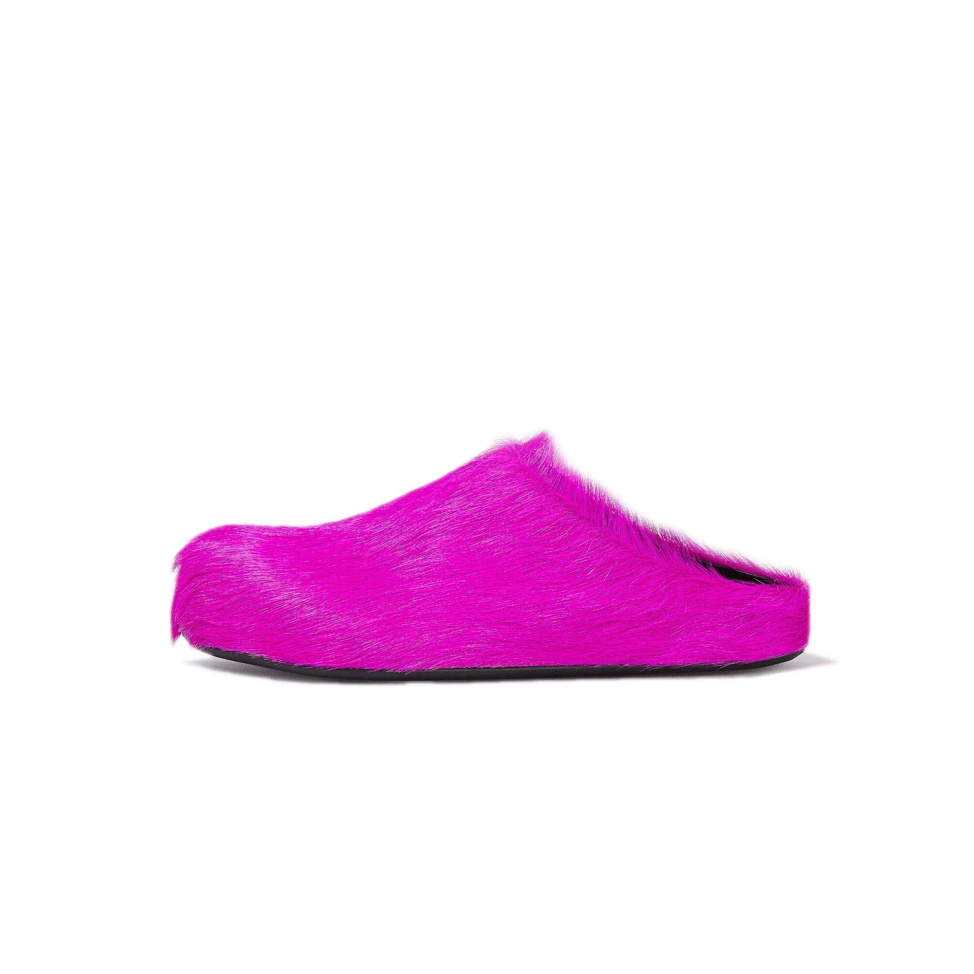 Marni Womens Long Hair Fussbett Sabot Mule