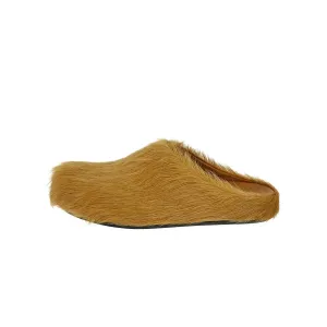 Marni Womens Long Hair Fussbett Sabot Mule
