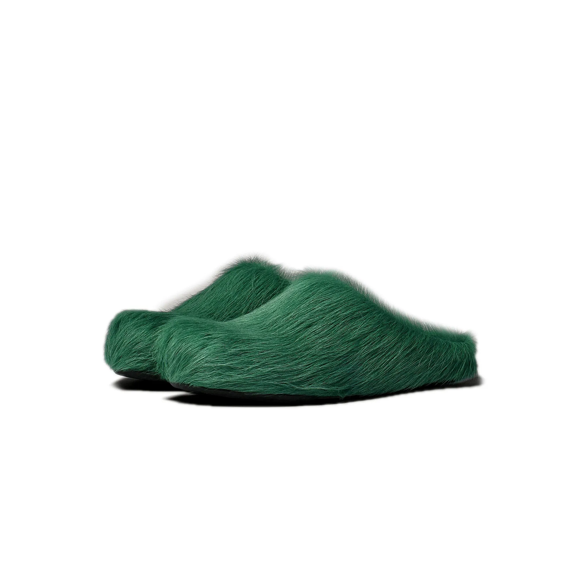 Marni Womens Long Hair Fussbett Sabot Mule