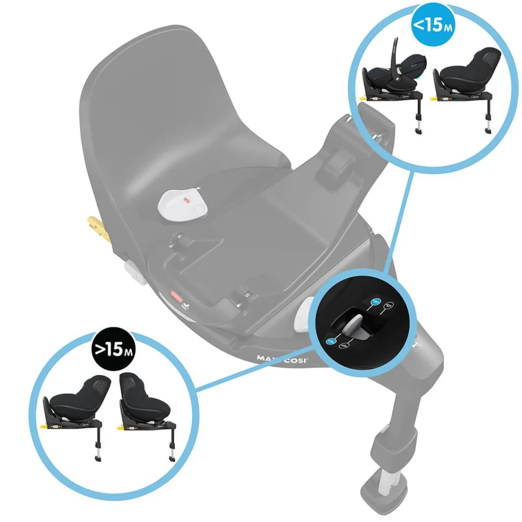 MAXI-COSI FamilyFix 360 Pro ISOFIX Car Seat Base - Black