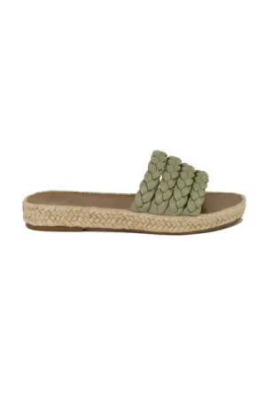 Melanie Braided Slide Espadrilles