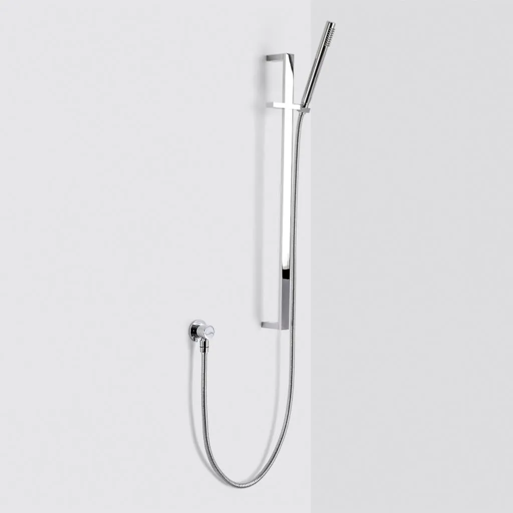Metro Hand Shower Column Set - Wall Mount - 2" Brass/Abs/Polished Chrome