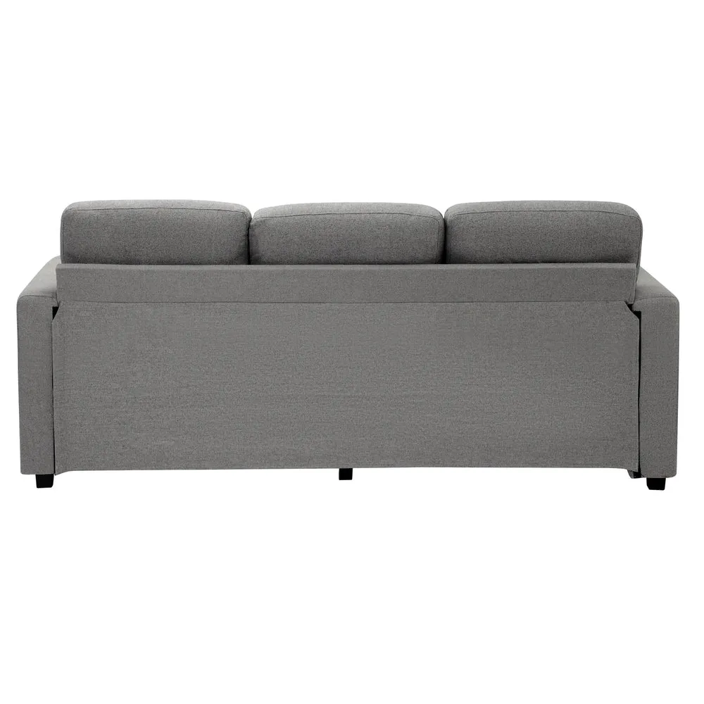 MEX 3 Seater Chaise Modular Couch Drawers Ottoman Fabric