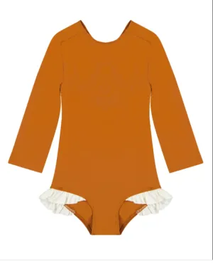 Misha L/Slv Sunsuit - Sand
