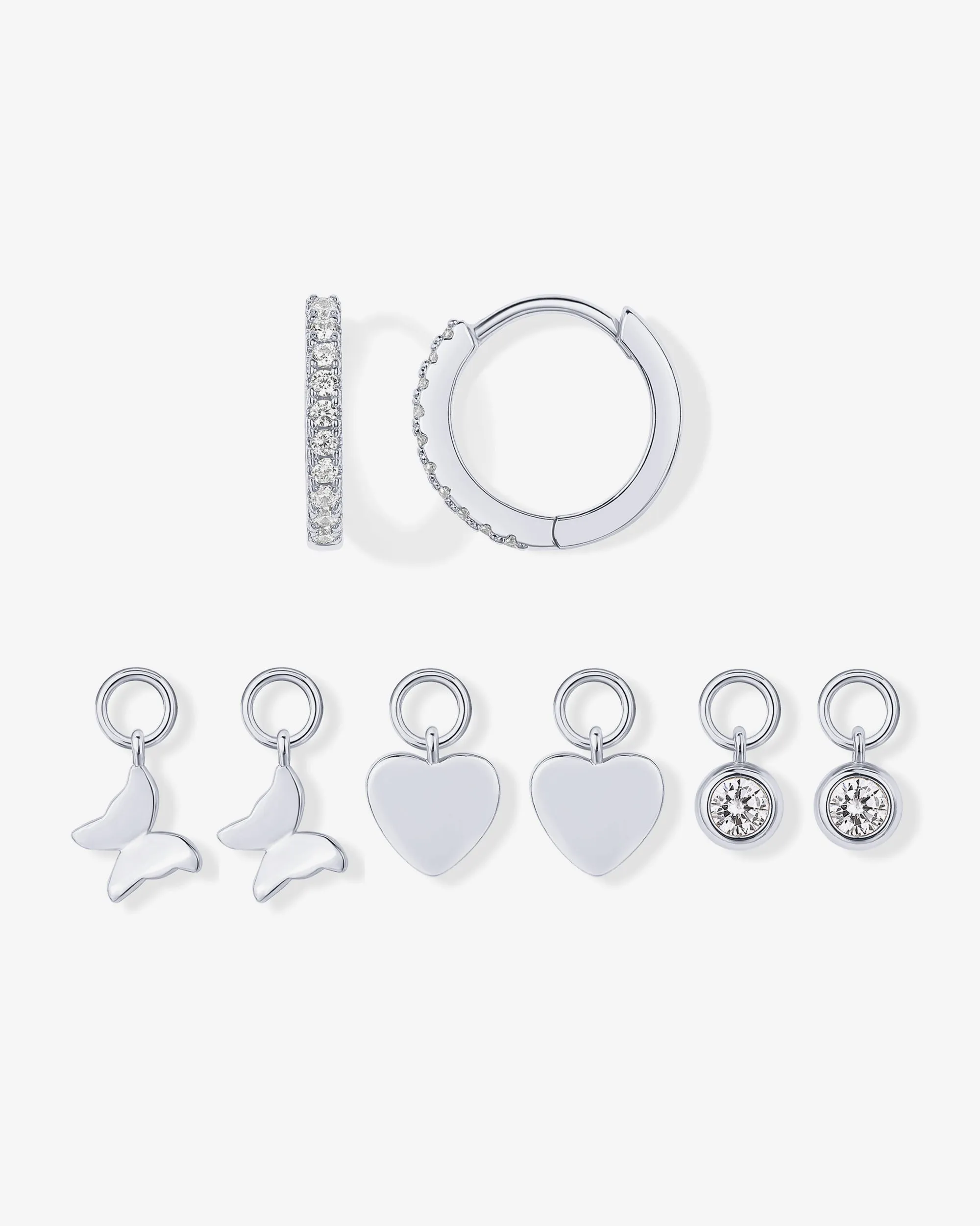 Mix and Match Huggie and Charms Set