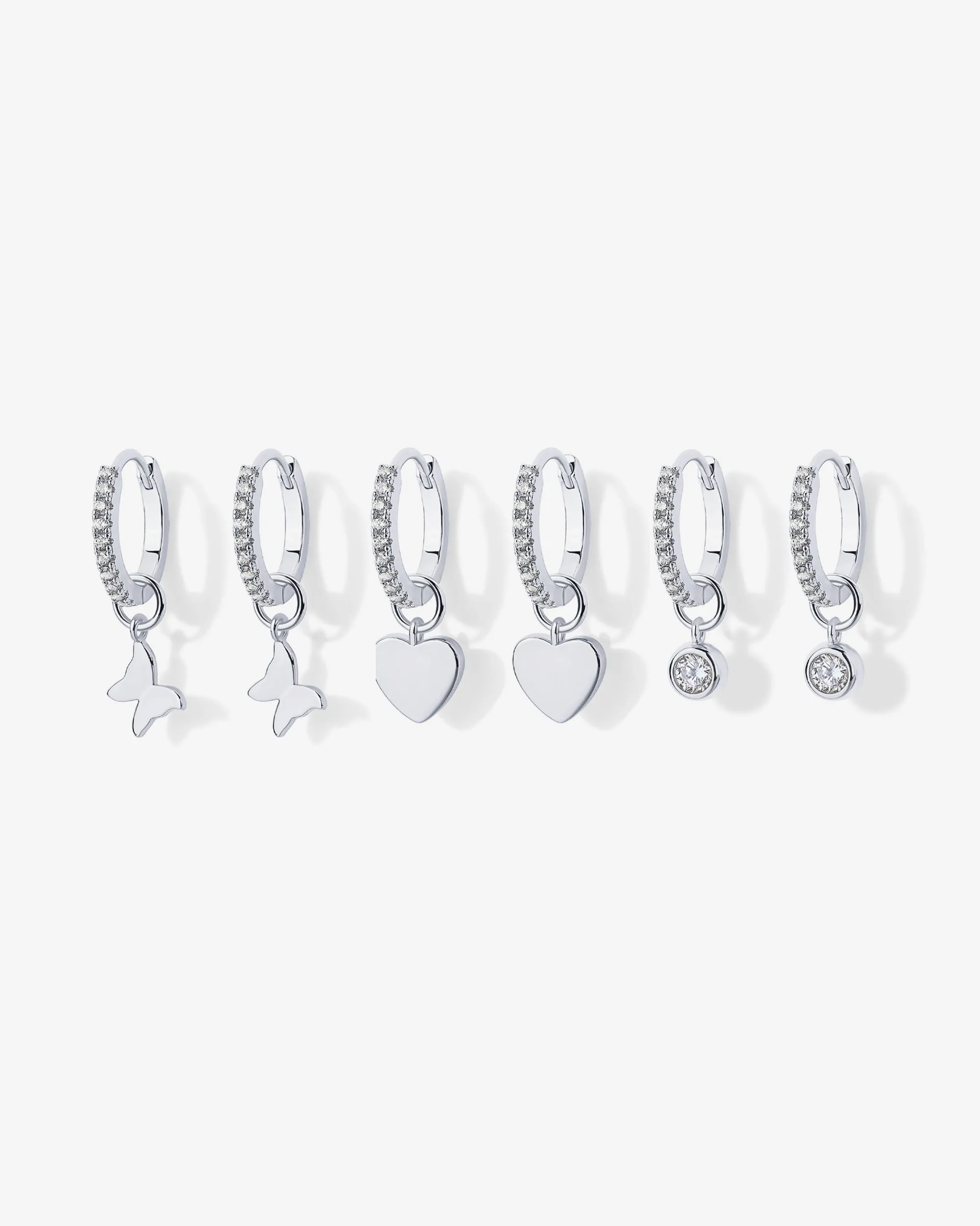 Mix and Match Huggie and Charms Set