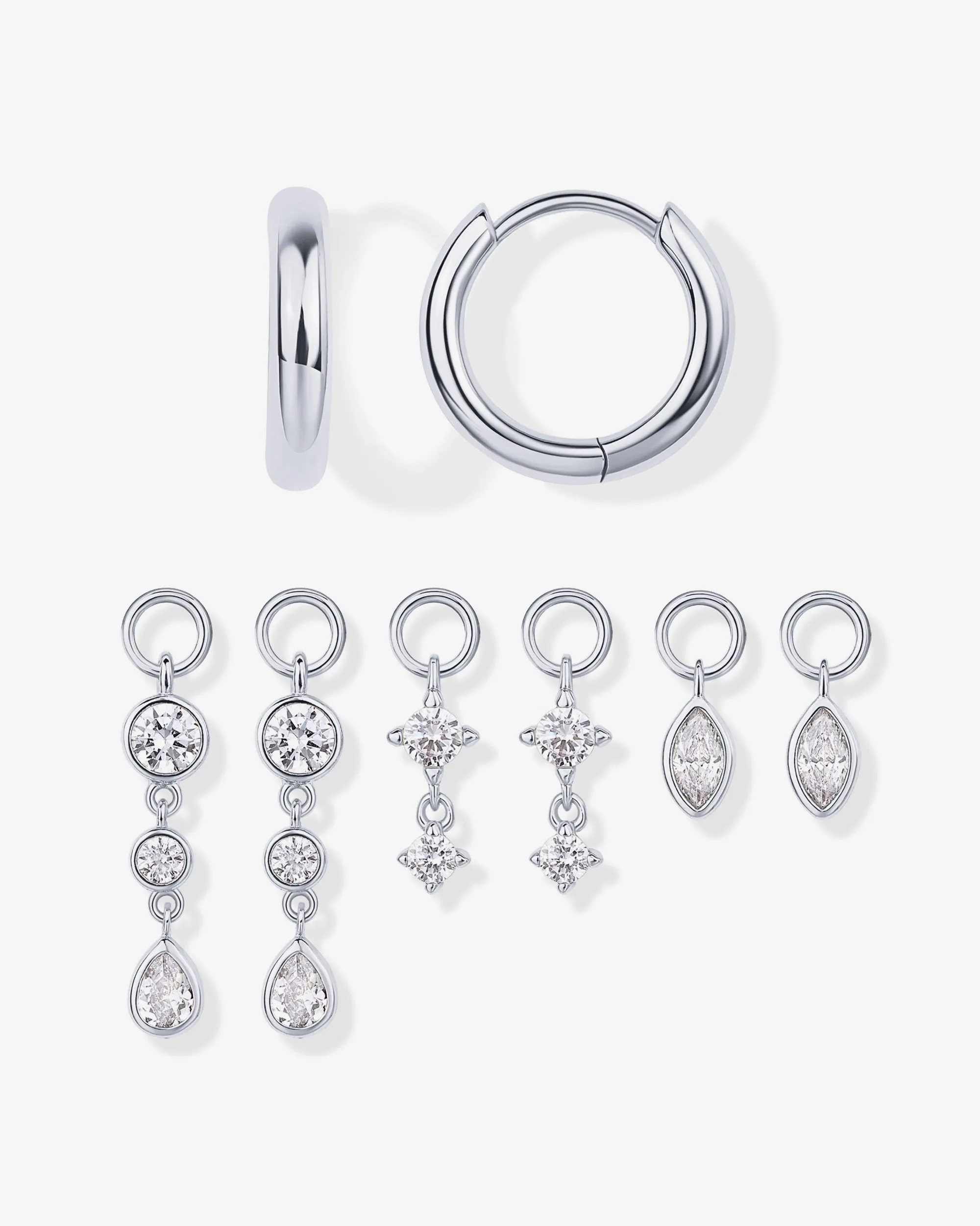 Mix and Match Huggie and Charms Set