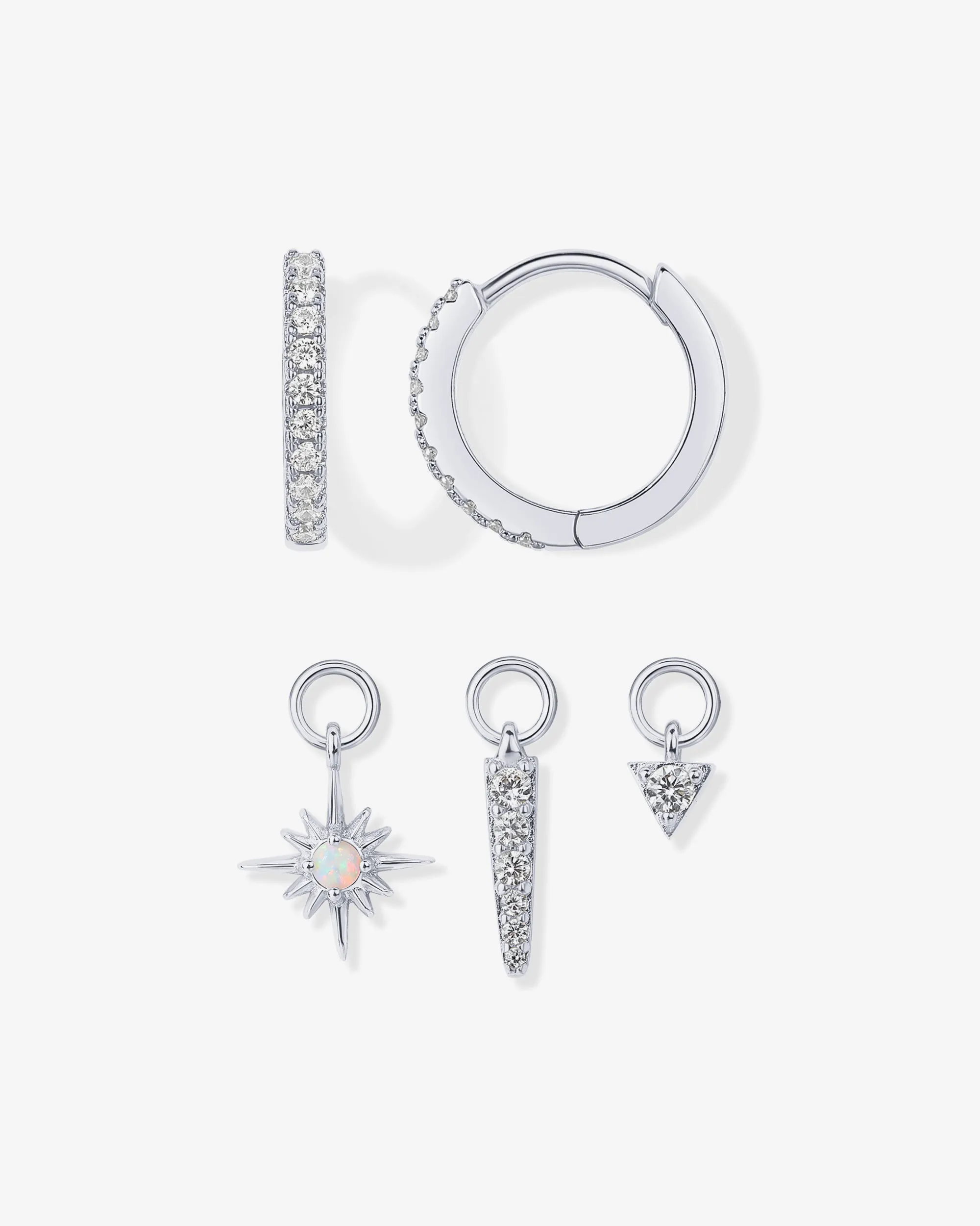 Mix and Match Huggie and Charms Set