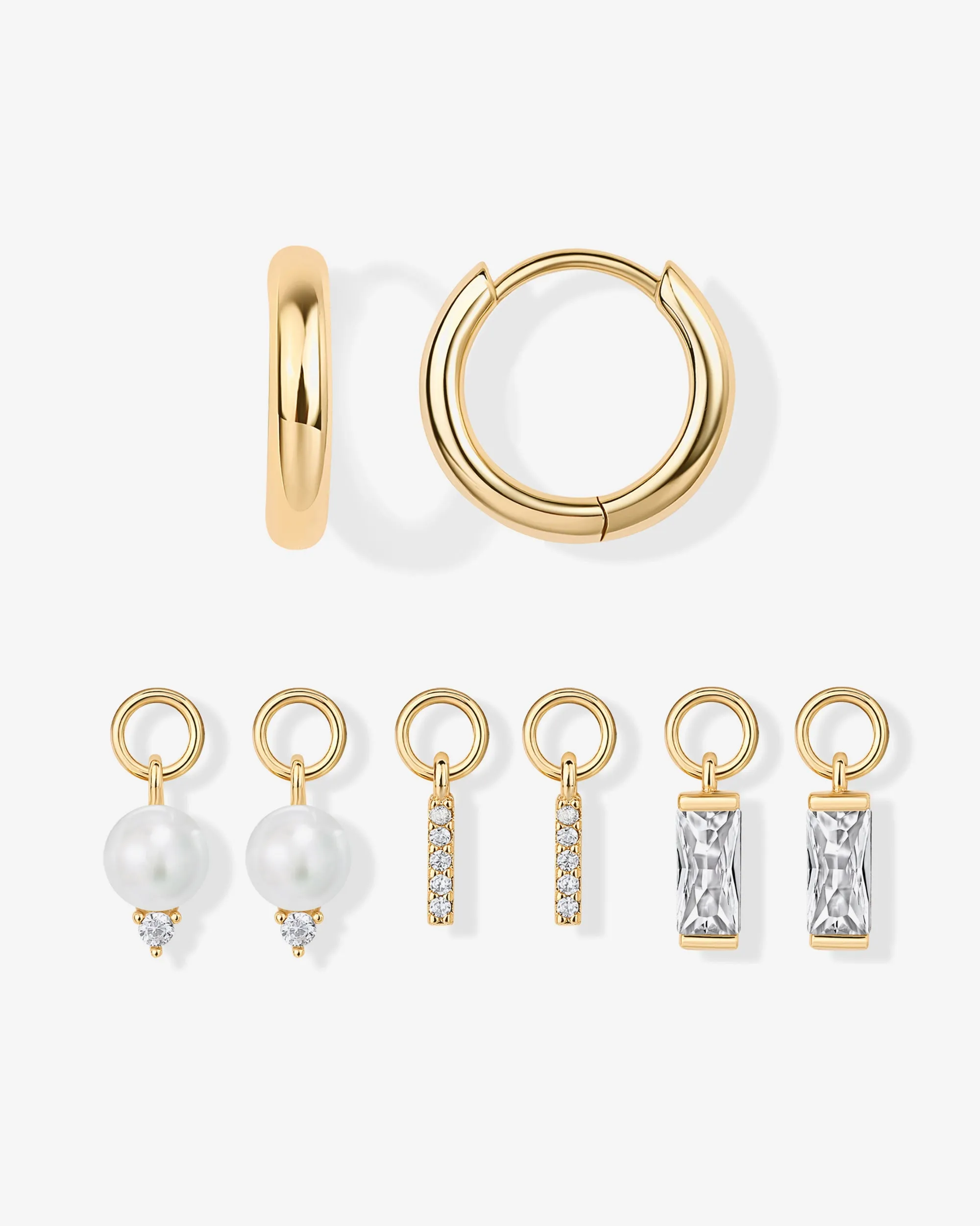 Mix and Match Huggie and Charms Set