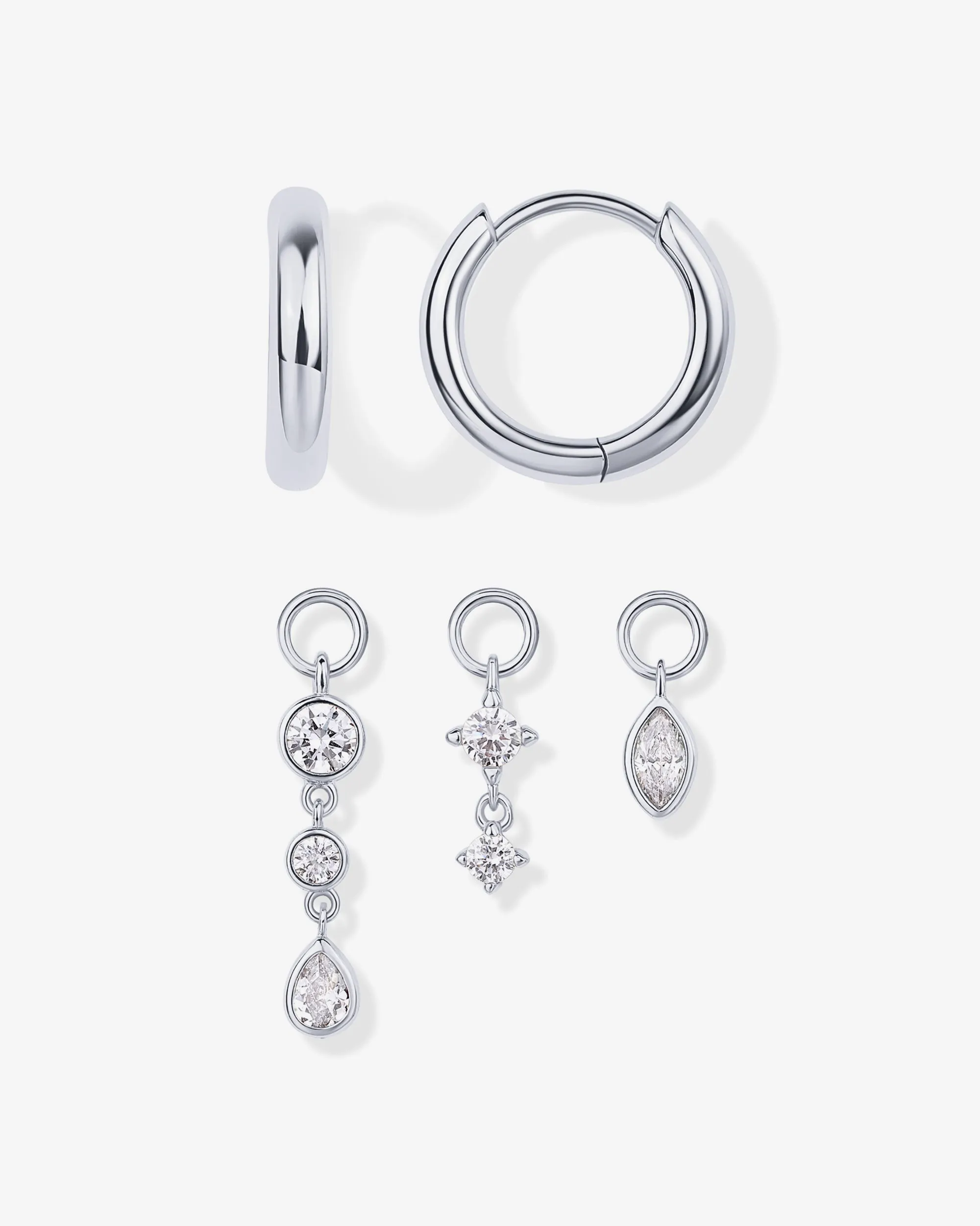 Mix and Match Huggie and Charms Set