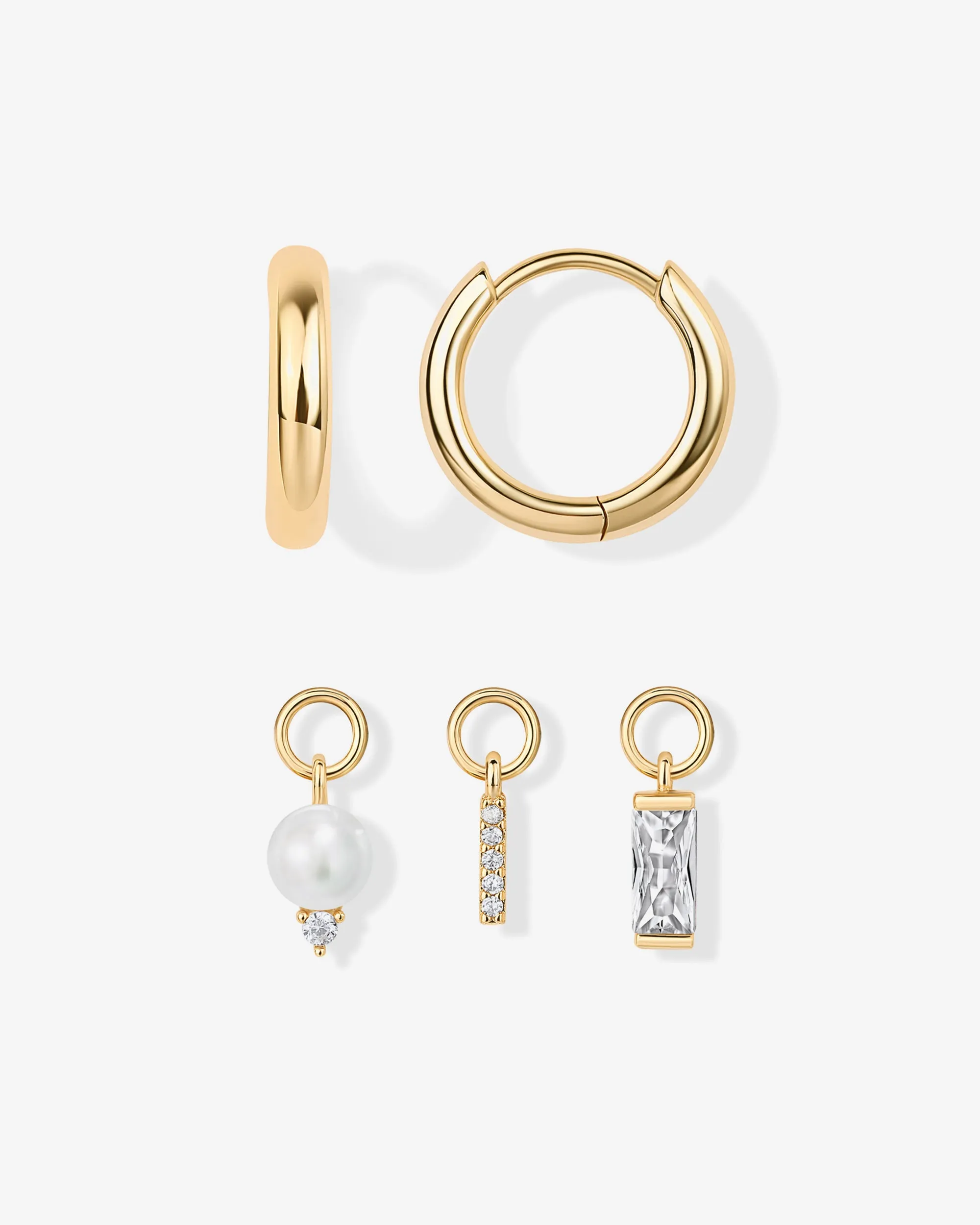 Mix and Match Huggie and Charms Set
