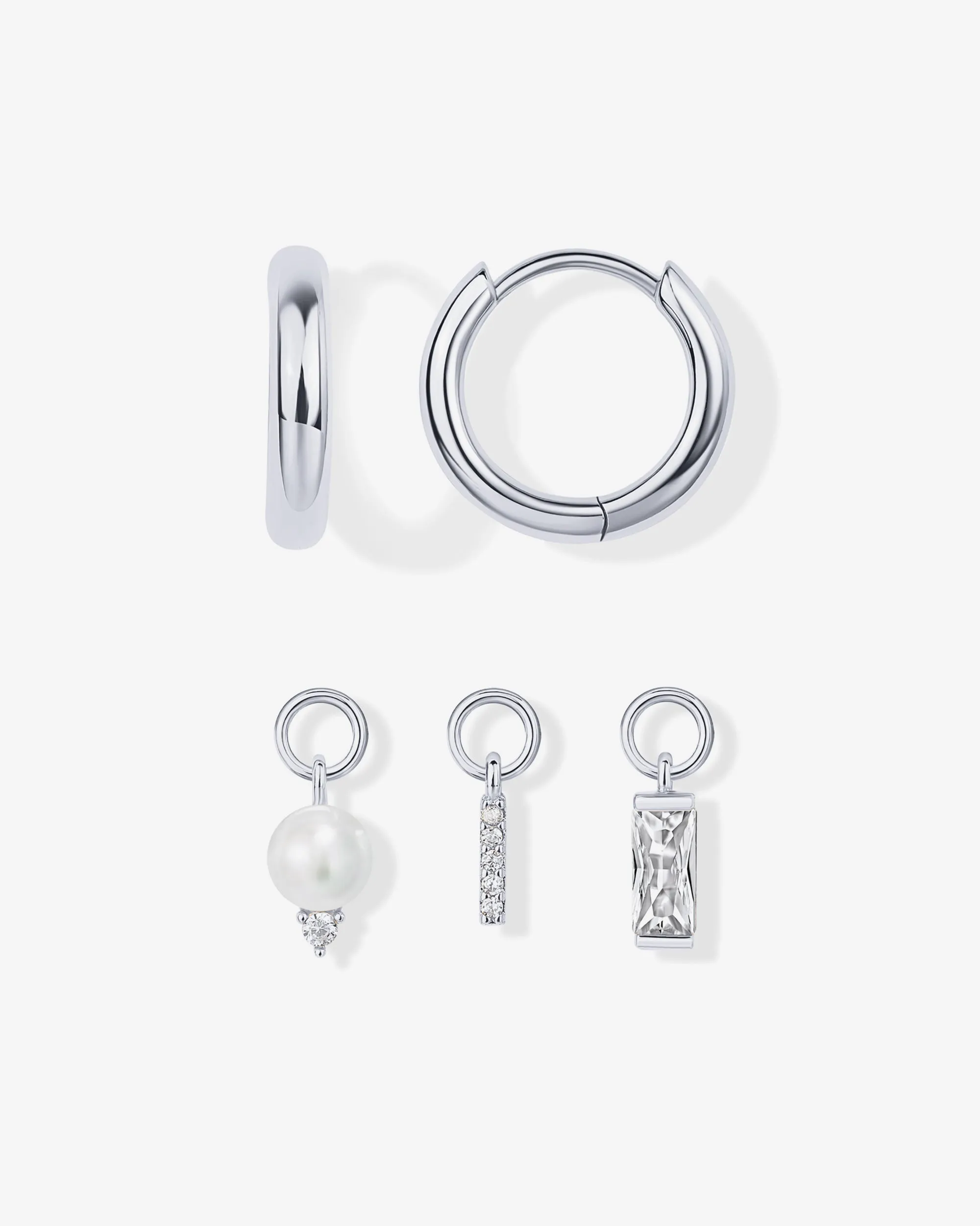 Mix and Match Huggie and Charms Set