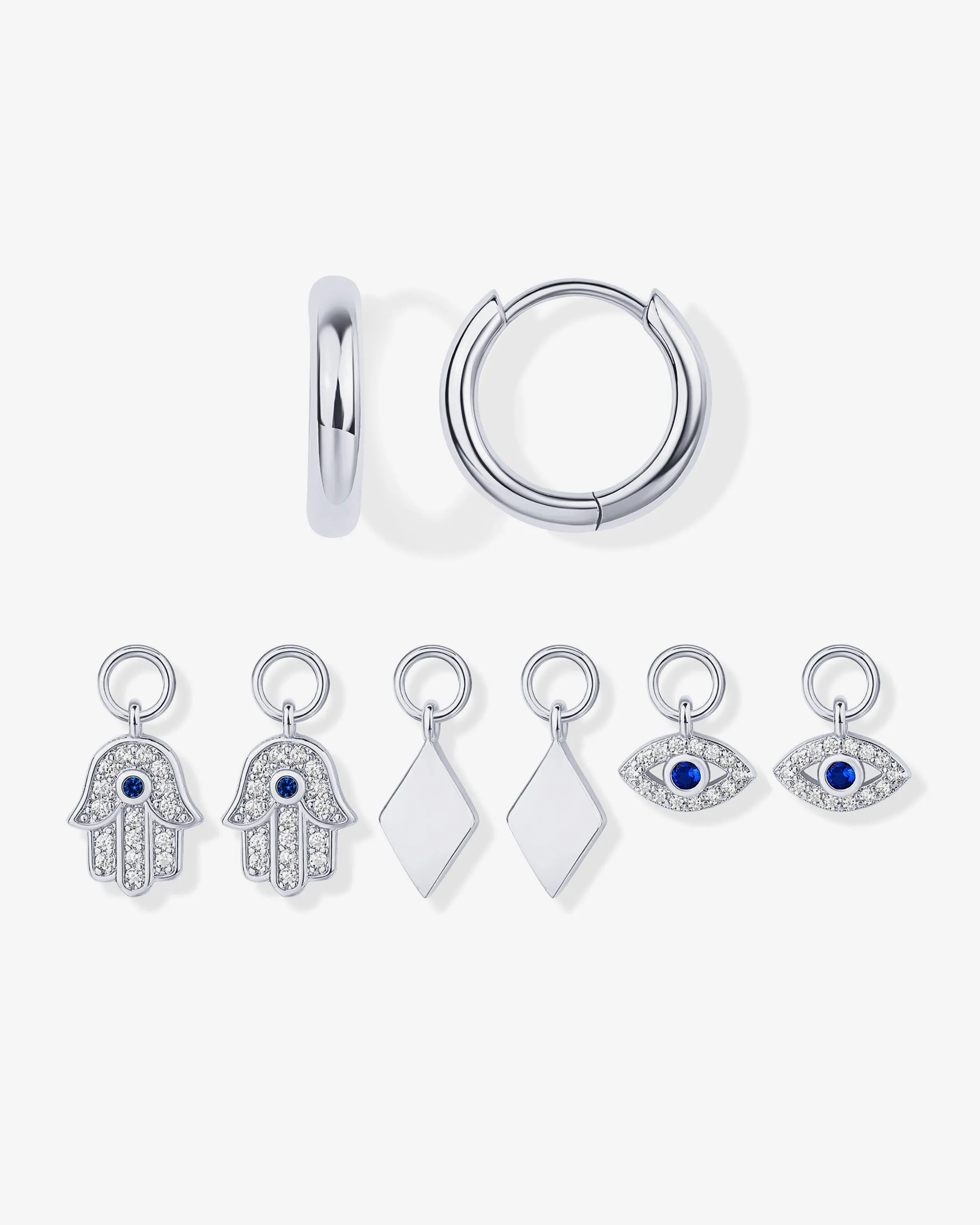 Mix and Match Huggie and Charms Set