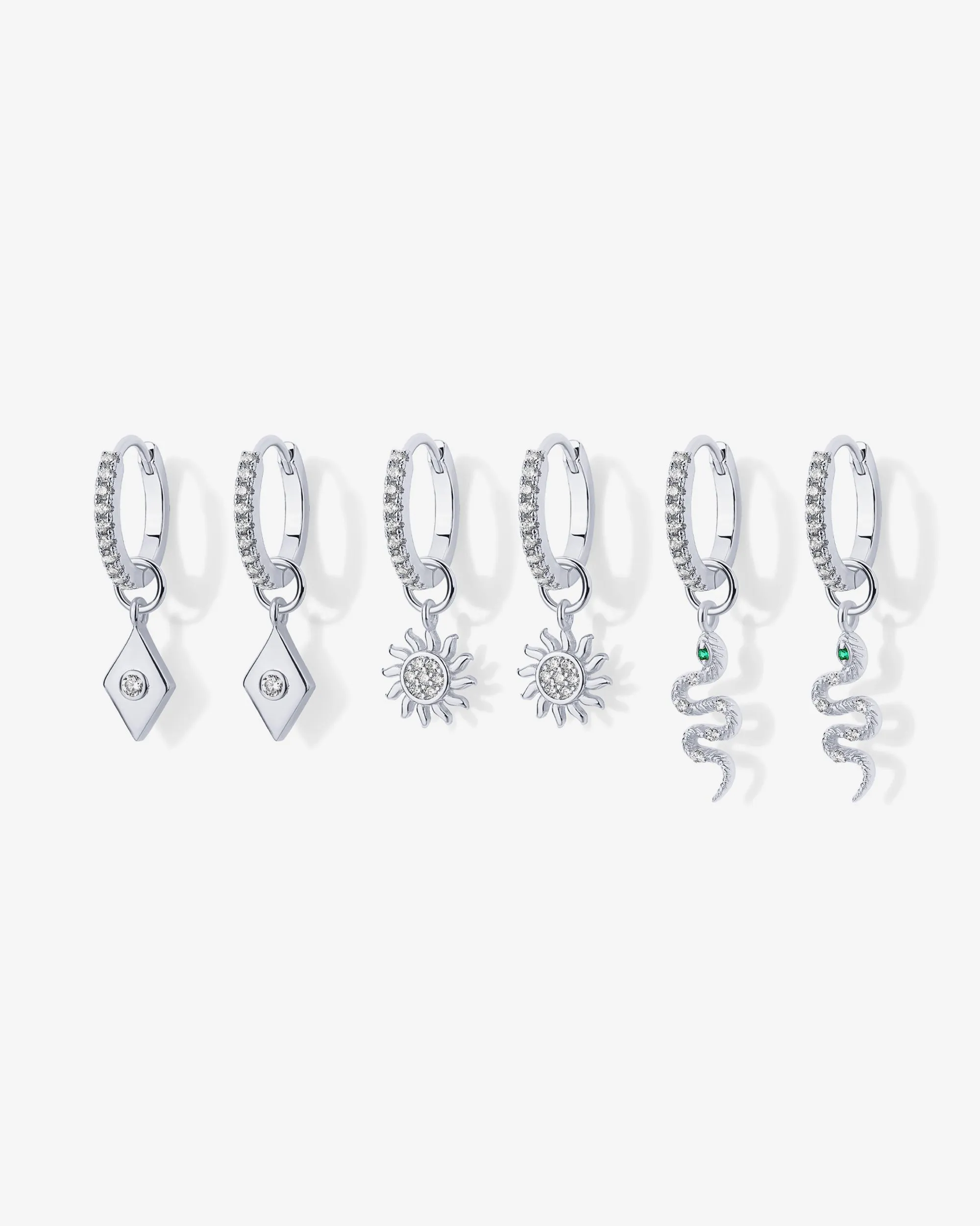 Mix and Match Huggie and Charms Set