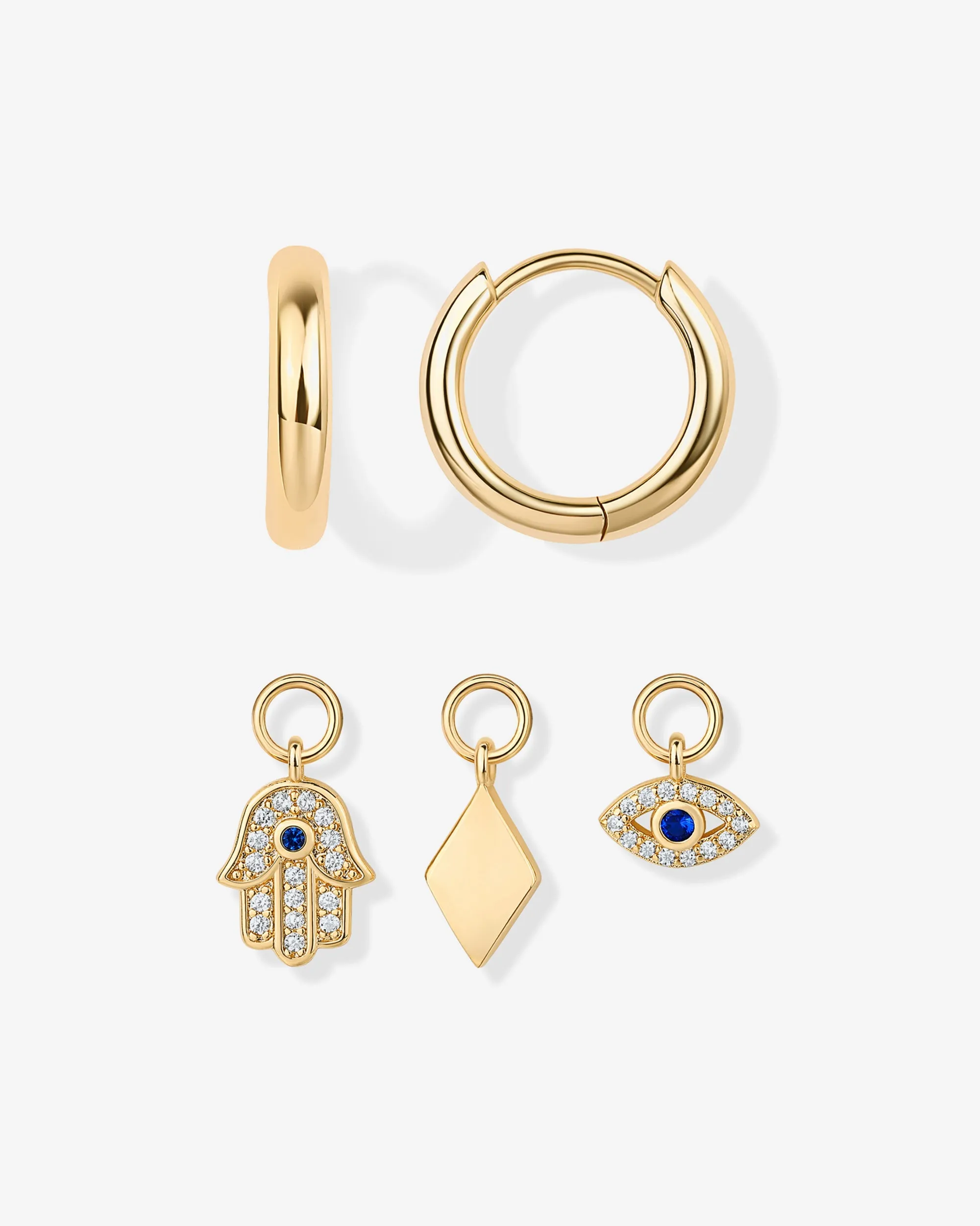 Mix and Match Huggie and Charms Set