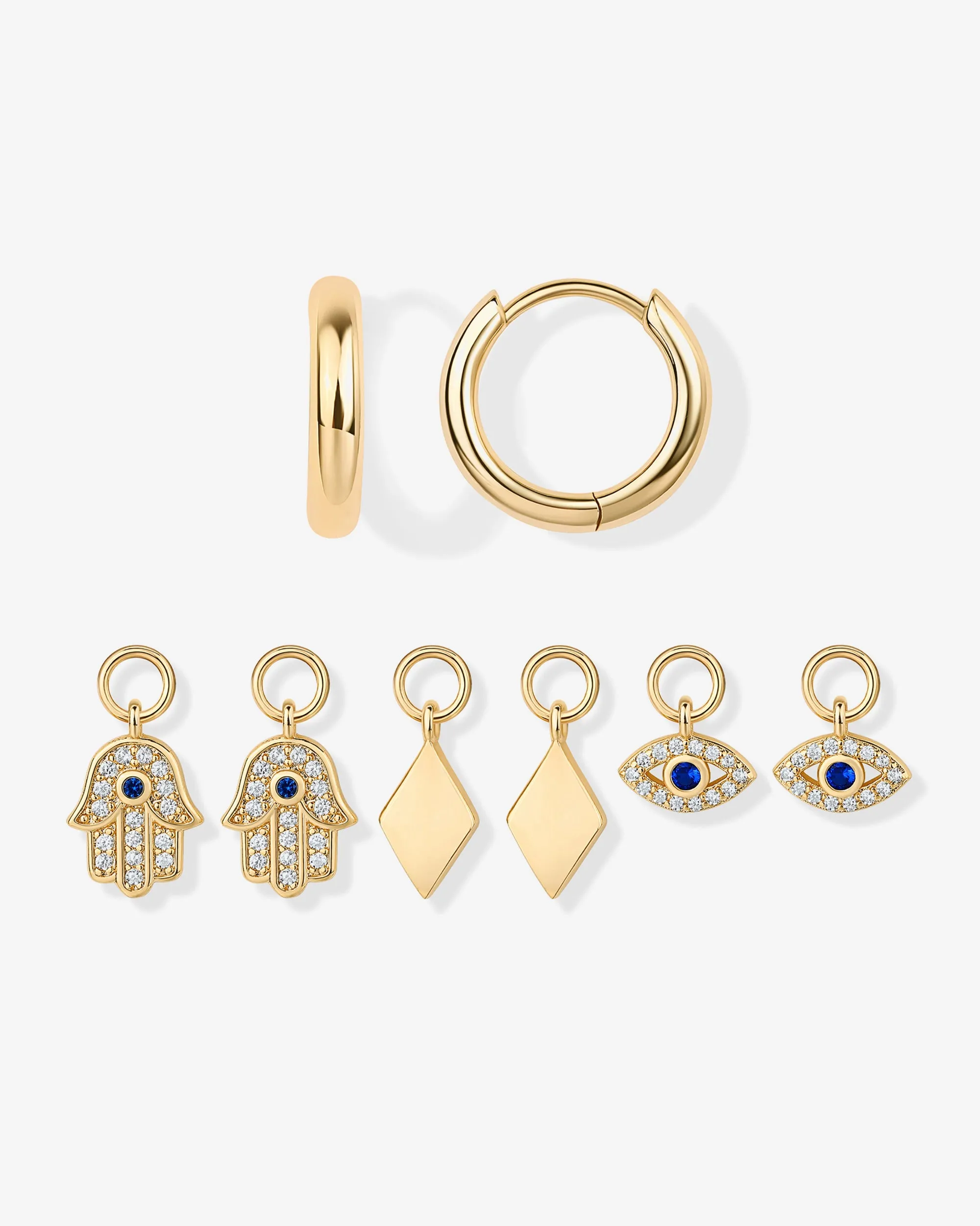 Mix and Match Huggie and Charms Set