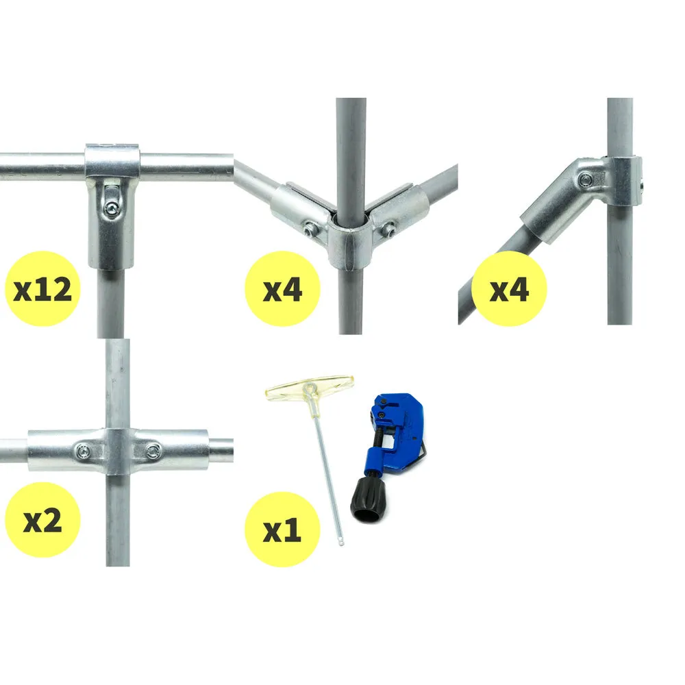 Mixed Structural Pipe Connector Bundle