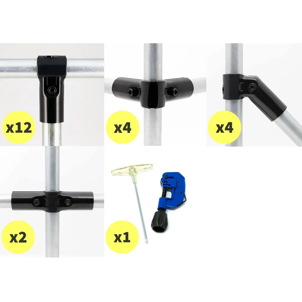 Mixed Structural Pipe Connector Bundle