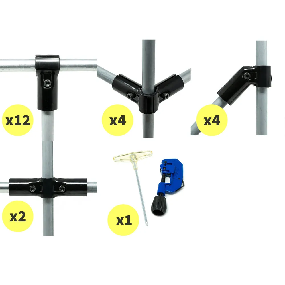 Mixed Structural Pipe Connector Bundle