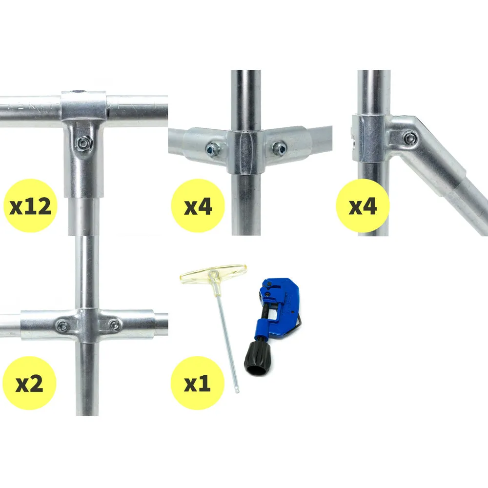 Mixed Structural Pipe Connector Bundle
