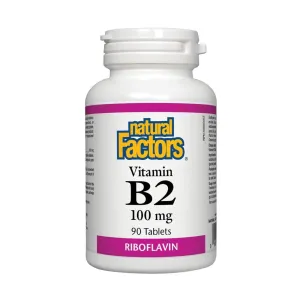 Natural Factors Vitamin B2 100mg 90s