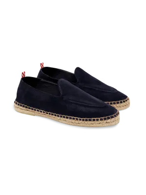 Navy blue suede Armand espadrilles