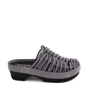 NET PANTO COTTON CLOG   Dark Grey