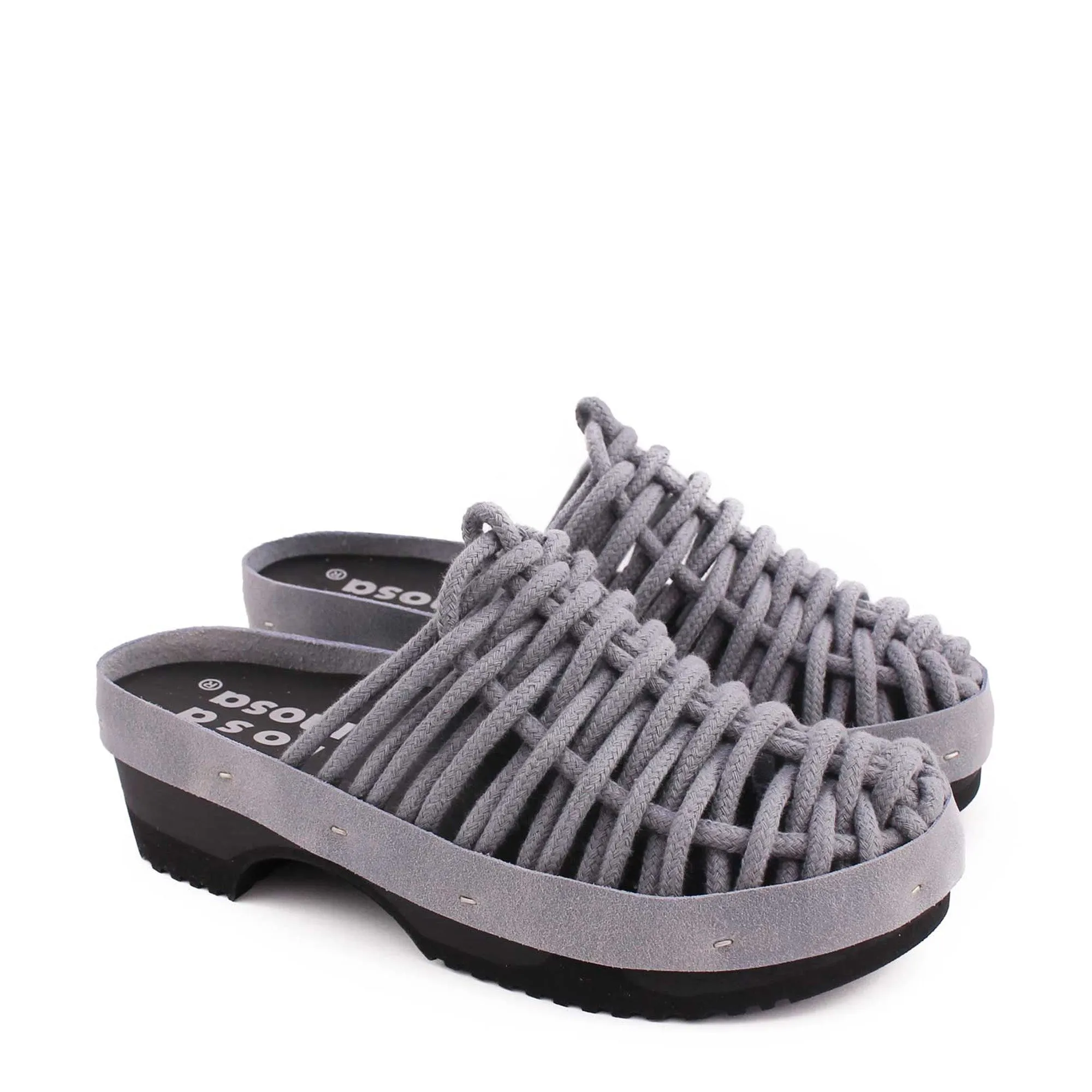 NET PANTO COTTON CLOG   Dark Grey