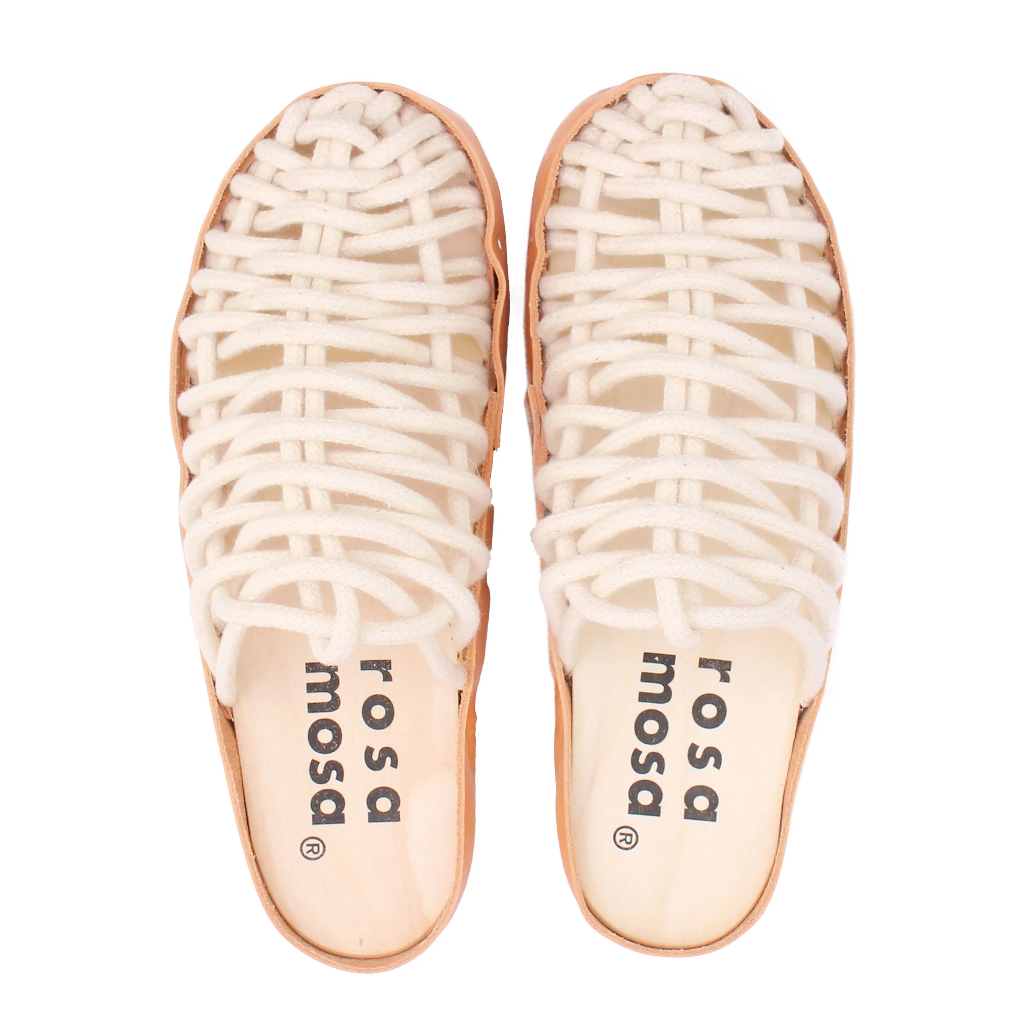 NET PANTO COTTON CLOG   Natural